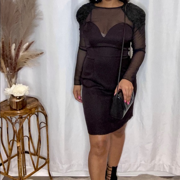 Black vintage dress - Picture 3 of 3